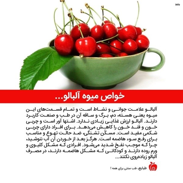 خواص آلبالو گیلاسی در طب سنتی_1