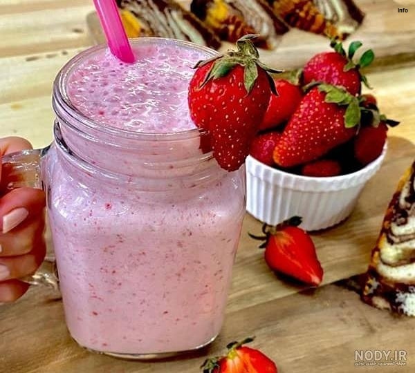 خواص توت فرنگی با شیر_8