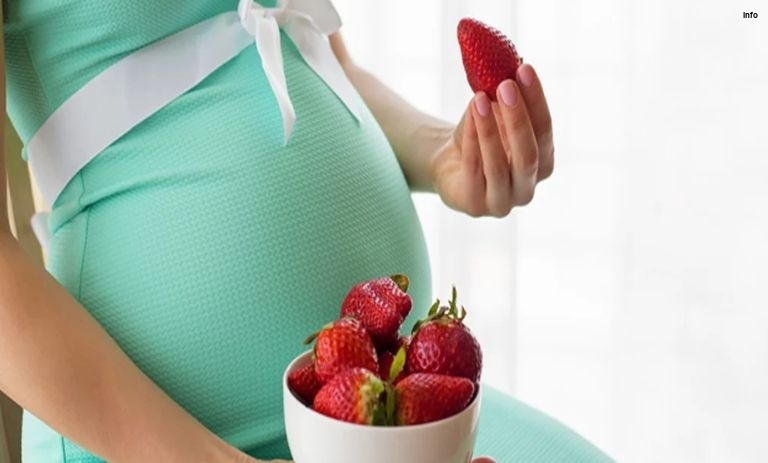 خواص توت فرنگی برای خانم باردار_1