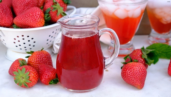 خواص شربت توت فرنگی خانگی_2