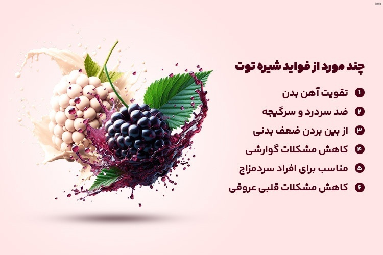 خواص شیر توت فرنگی برای لاغری_1