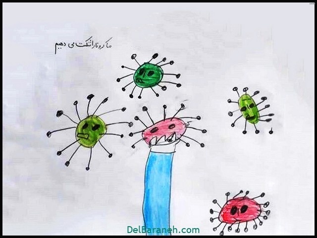 نقاشی ویروس کرونا فانتزی_10