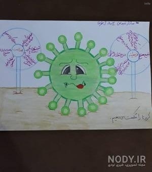 نقاشی ویروس کرونا فانتزی_3