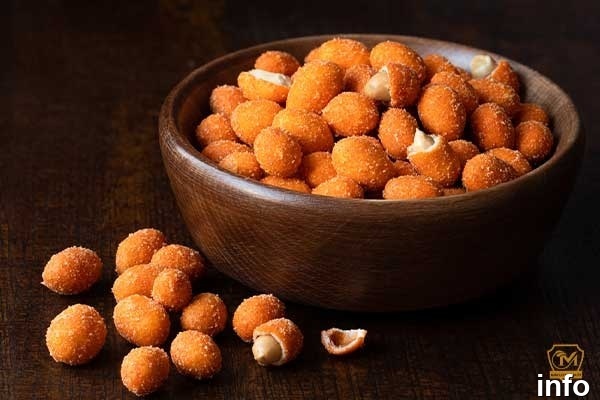 بادام زمینی روکش دار چجوری درست میشه_9