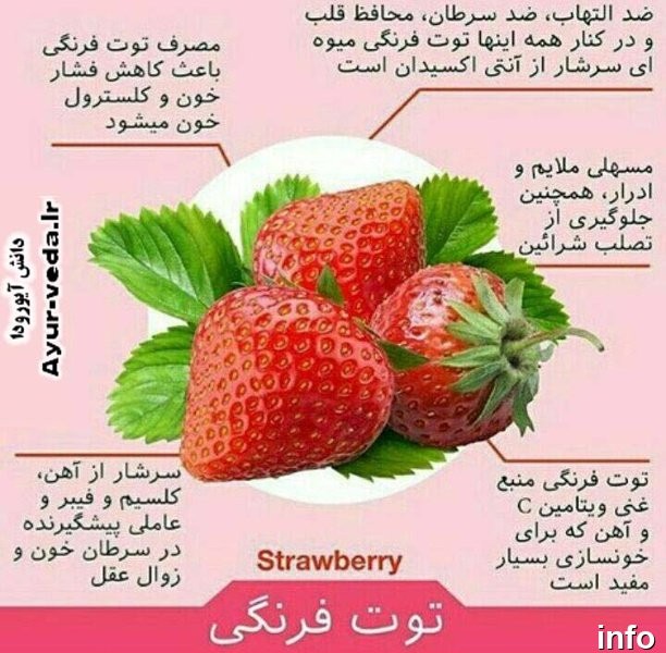 طبع خواص توت فرنگی_1