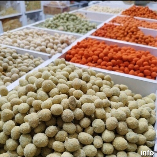 قیمت بادام زمینی روکش دار عمده_1
